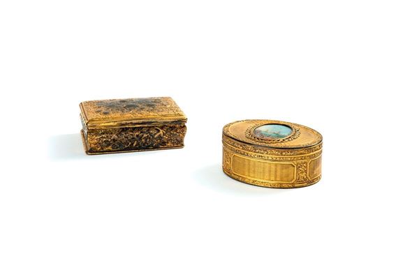 Due scatolette di cui una con   - Auction Antiquariato - Incanto Casa d'Aste e Galleria