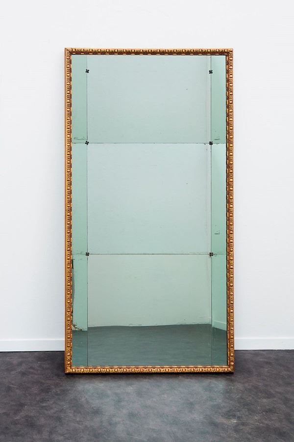 Specchiera con cornice in legn  - Auction Antiquariato - Incanto Casa d'Aste e Galleria