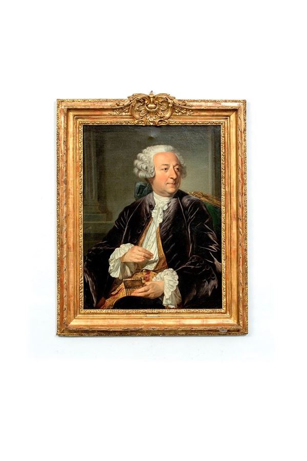 Jacques Andr&#233; Joseph Camelot Aved detto Batave - Ritratto di gentiluomo vestito