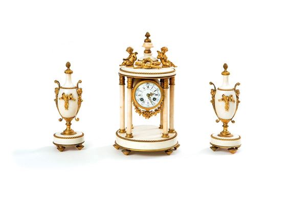 Trittico da camino composto da  - Asta Antiquariato - Incanto Casa d'Aste e Galleria