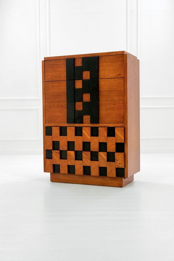 Lane - Cassettiera
Legno di rovere, 
