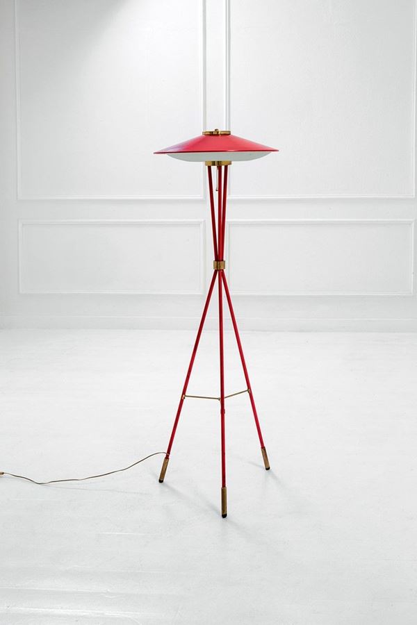 Stilnovo : Lampada da terra
Ottone, meta  - Auction Design - Incanto Casa d'Aste e Galleria