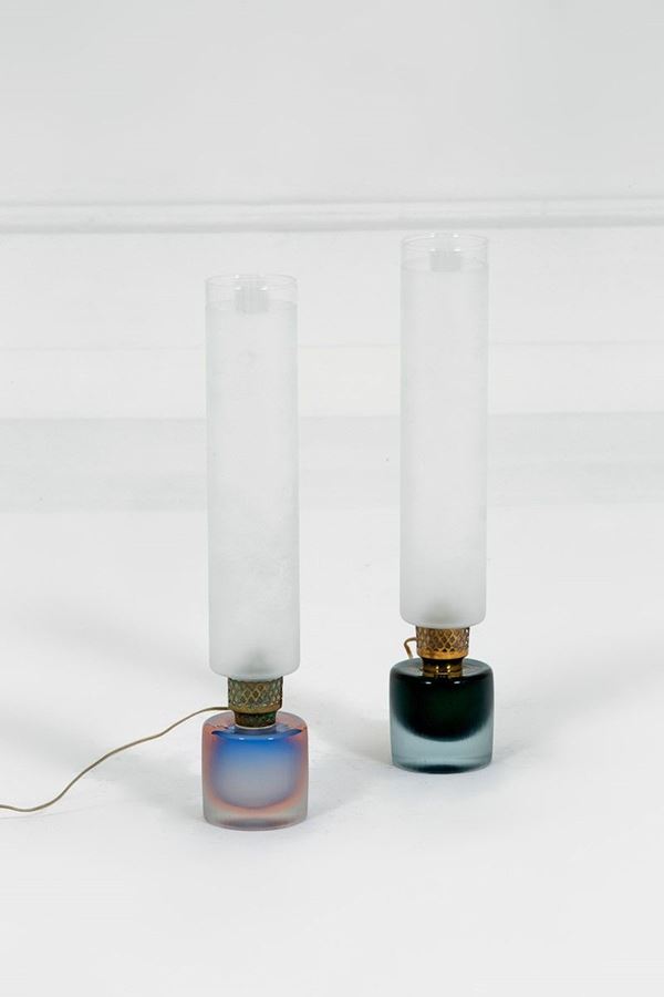 Paolo Venini : Due lampade da comodino
Otton  - Auction Design - Incanto Casa d'Aste e Galleria