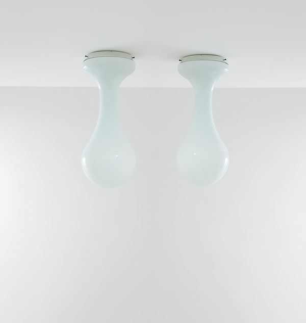 AV Mazzega : Due plafoniere
Metallo cromat  - Auction Design - Incanto Casa d'Aste e Galleria