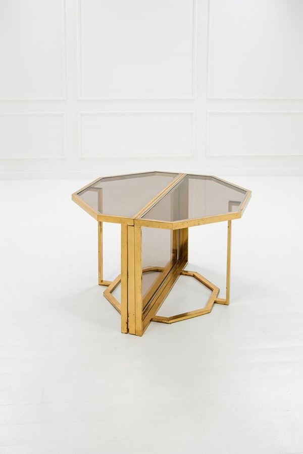 Romeo Rega : Tavolo trasformabile a tre ele  - Auction Design - Incanto Casa d'Aste e Galleria
