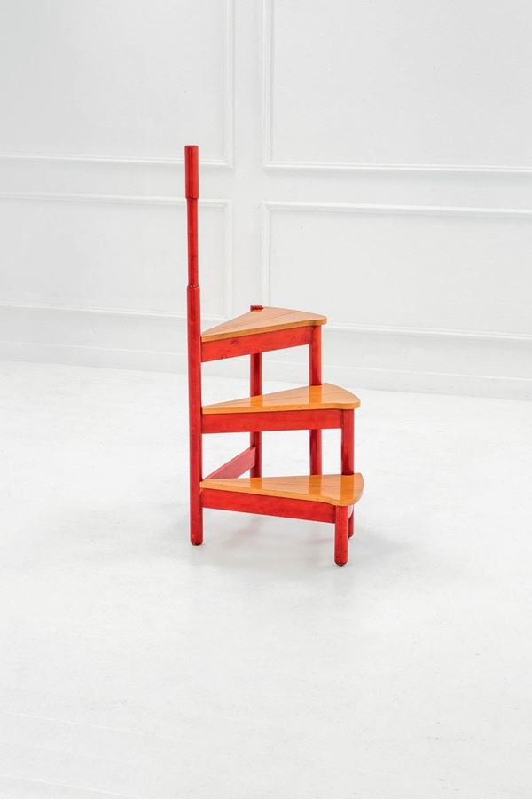 Vico Magistretti : Scala da biblioteca
Legno di   - Auction Design - Incanto Casa d'Aste e Galleria