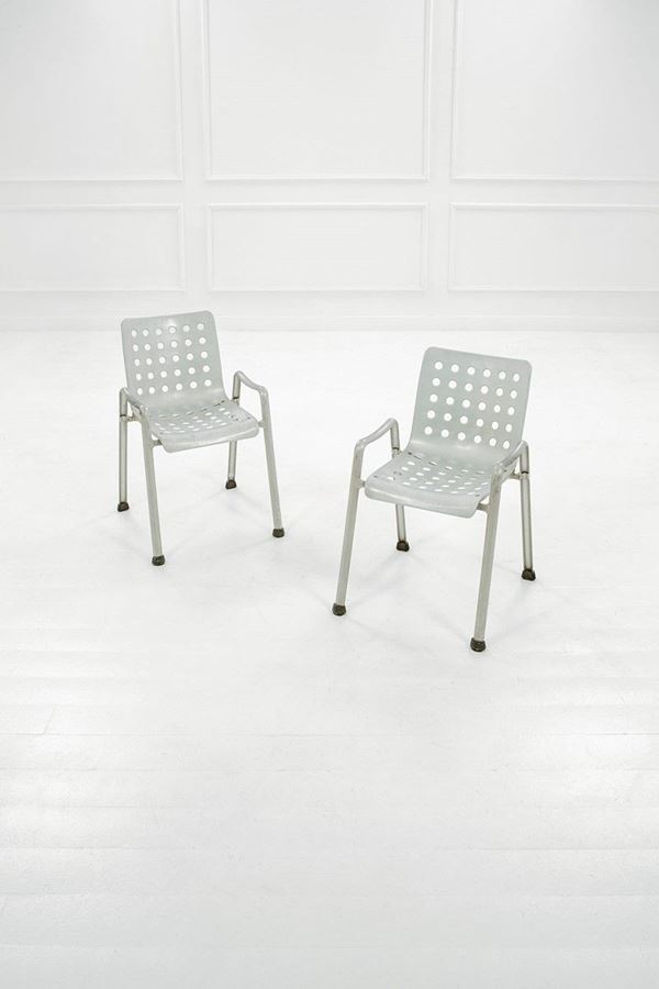 Hans Coray - Due poltroncine mod. Landi
Tu