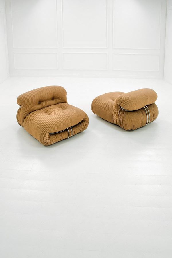 Tobia Scarpa - Due poltrone mod. Soriana
Ton