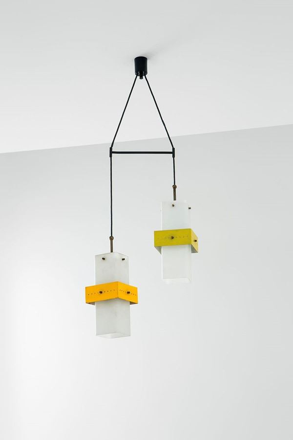 Stilnovo - Lampadario
Metallo laccato, o