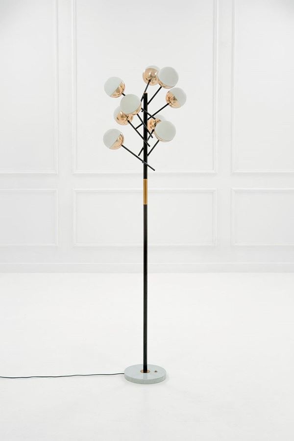 Stilnovo : Lampada da terra
Metallo smal  - Auction Design - Incanto Casa d'Aste e Galleria
