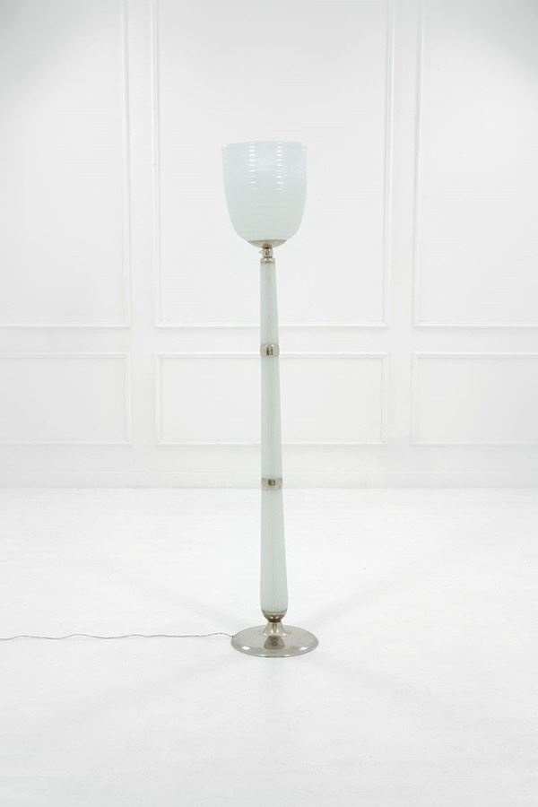Paolo Venini : Lampada da terra variante del   - Auction Design - Incanto Casa d'Aste e Galleria