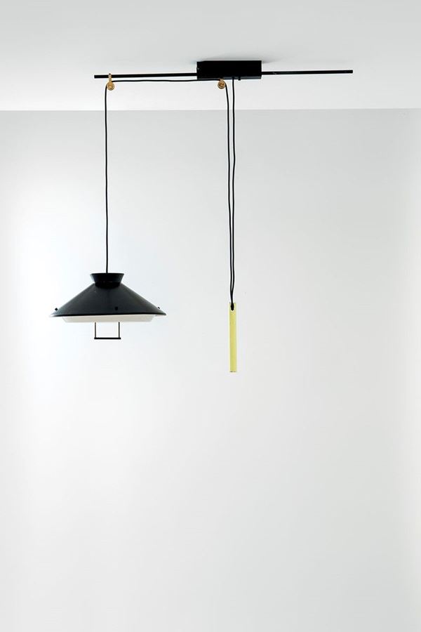 Stilnovo - Rara lampada da soffitto orien