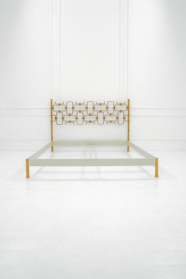 Osvaldo Borsani : Letto
Fusione di ottone, meta  - Auction Design - Incanto Casa d'Aste e Galleria