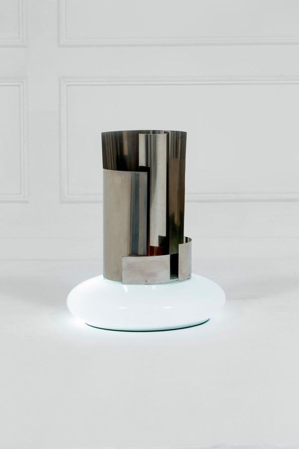 Giuseppe Calonaci : Lampada da tavolo
Acciaio, me  - Auction Design - Incanto Casa d'Aste e Galleria