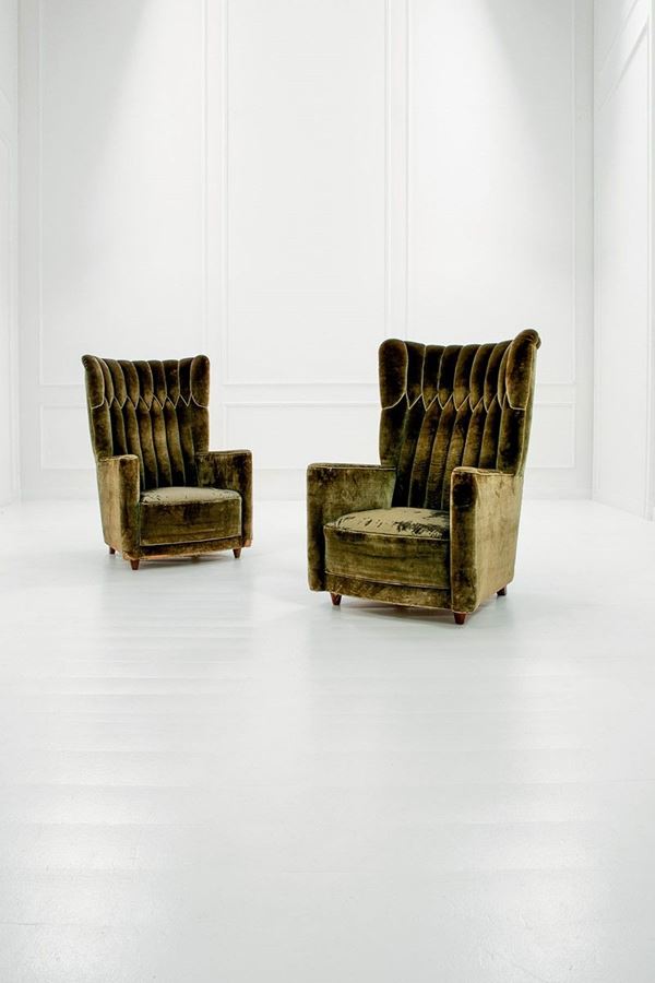Guglielmo Ulrich : Due grandi poltrone
Struttura  - Auction Design - Incanto Casa d'Aste e Galleria