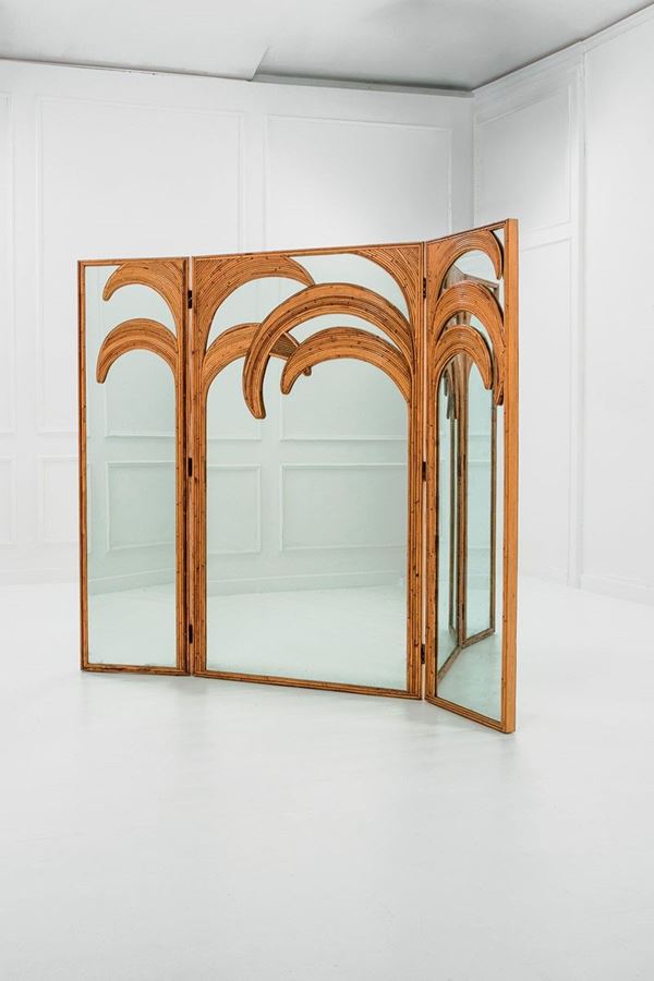 Paravento
Legno, ottone, mido