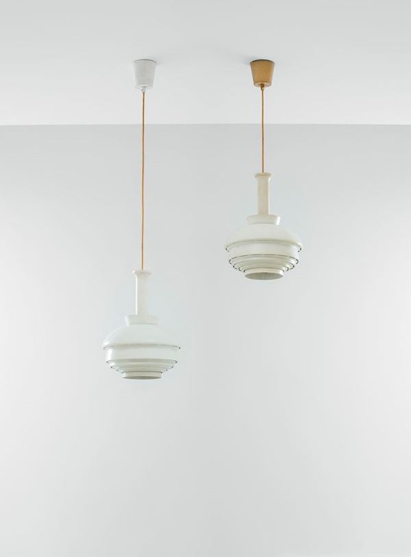 Due lampade a sospensione mod.  - Auction Design - Incanto Casa d'Aste e Galleria