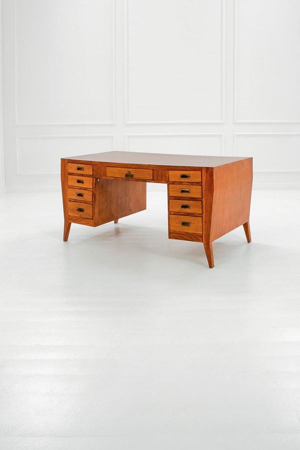 Gio Ponti : Scrivania per gli uffici della  - Auction Design - Incanto Casa d'Aste e Galleria