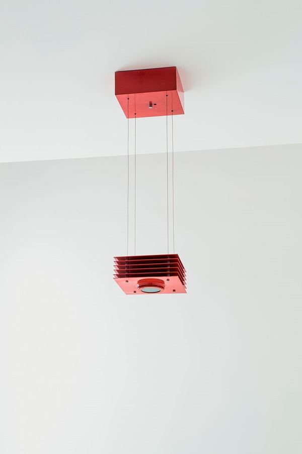 Ettore Sottsass : Lampada a sospensione mod. Hik  - Asta Design - Incanto Casa d'Aste e Galleria