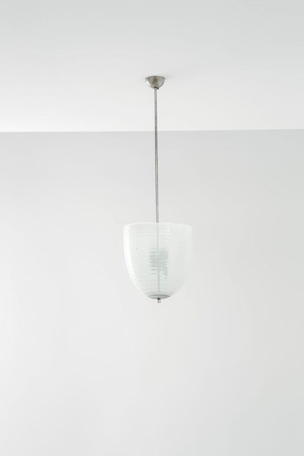 Paolo Venini (attr.) : Lampada a sospensione
Ottone   - Auction Design - Incanto Casa d'Aste e Galleria