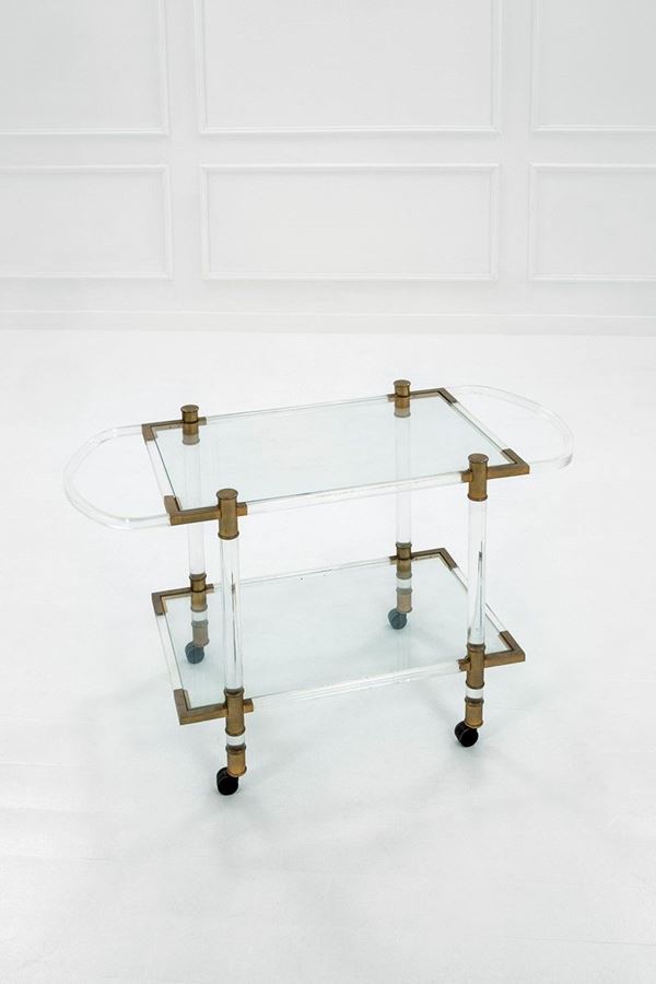 Antonio Pavia - Carrello
Plexiglass, ottone.

