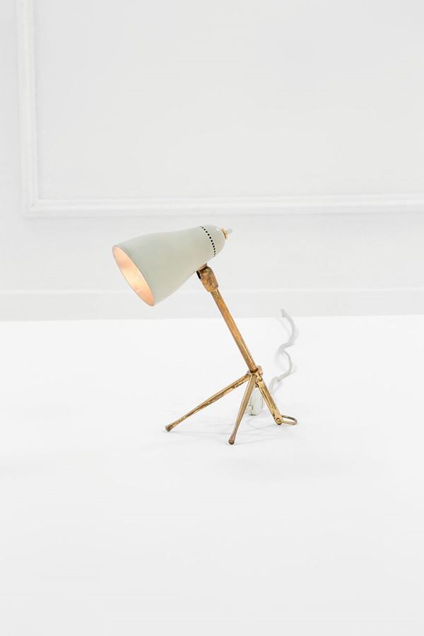 Giuseppe Ostuni : Lampada da tavolo o da parete   - Asta Design - Incanto Casa d'Aste e Galleria