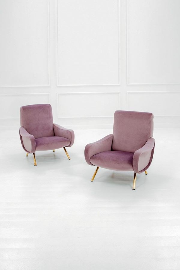 Marco Zanuso - Due poltrone mod. Lady
Strutt