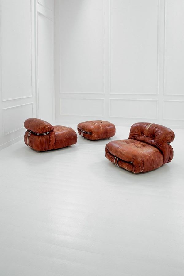 Tobia Scarpa : Due poltrone mod. Soriana e un  - Auction Design - Incanto Casa d'Aste e Galleria