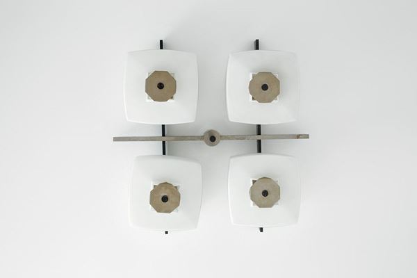 Elio Monesi - Plafoniera
Metallo smaltato, 