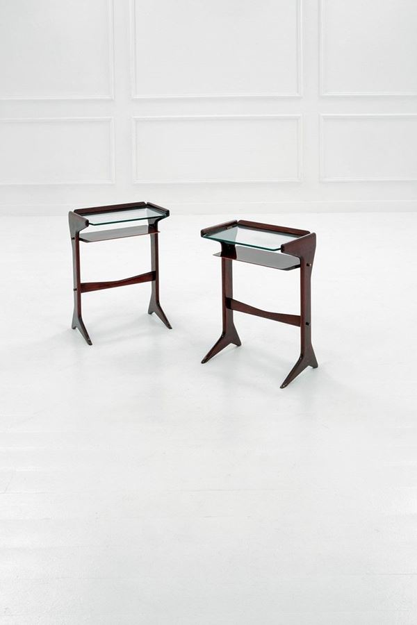 Due comodini
Legno di mogano,  - Auction Design - Incanto Casa d'Aste e Galleria