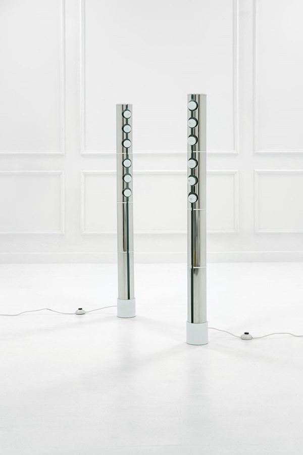 Reggiani : Due lampade da terra
Metallo   - Auction Design - Incanto Casa d'Aste e Galleria