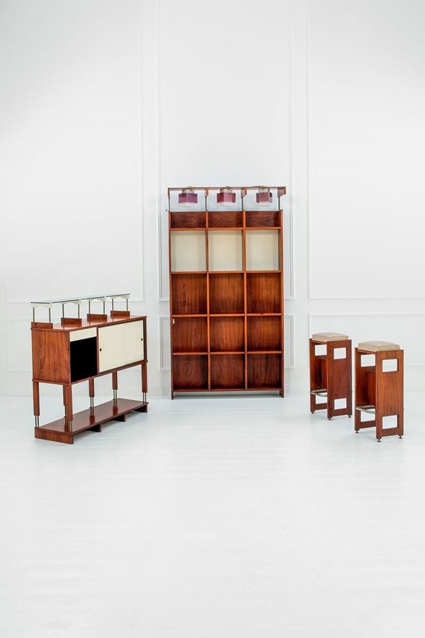 Bancone bar, retro bancone, du  - Auction Design - Incanto Casa d'Aste e Galleria
