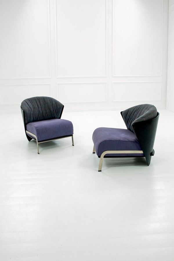 Franco Raggi : Due rare poltrone mod. Elba
M  - Auction Design - Incanto Casa d'Aste e Galleria