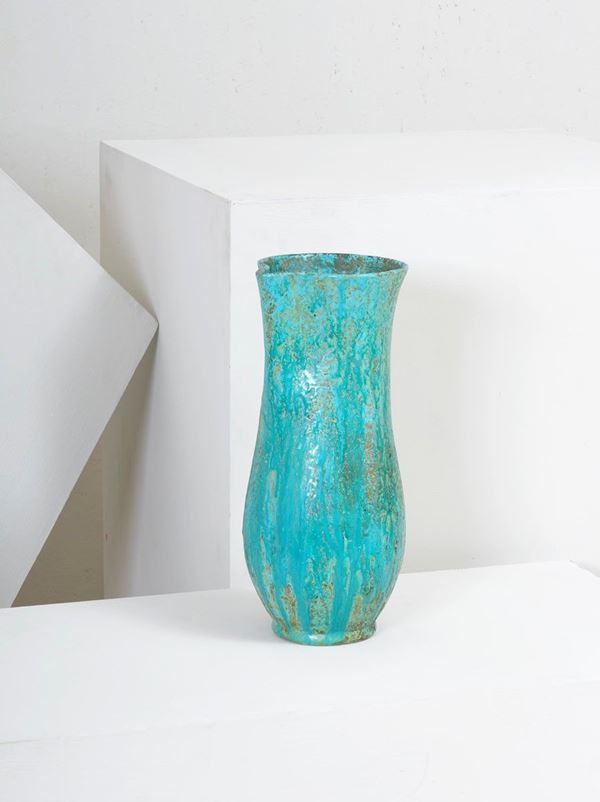 Brocca in ceramica smaltata Lenci  - Asta Arte + Design + Interior - Incanto Casa d'Aste e Galleria