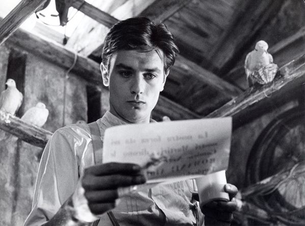 Pierluigi Praturlon - Alain Delon sul set del film &quot;