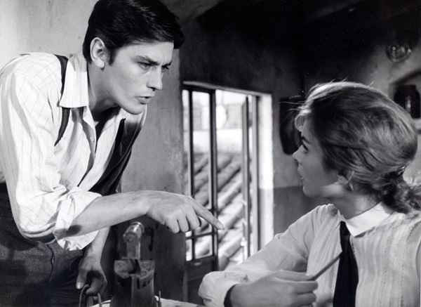 Pierluigi Praturlon - Alain Delon e Barbara Lass sul