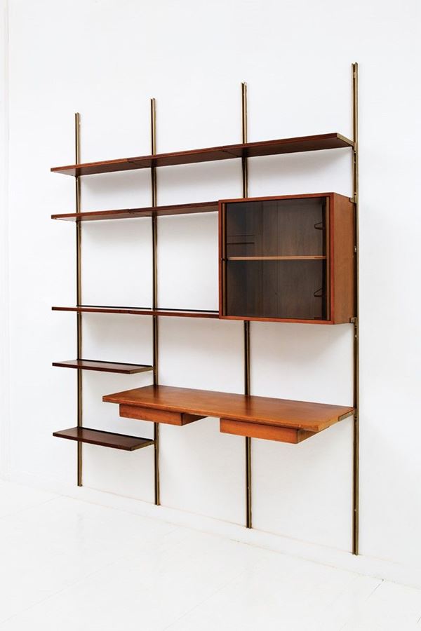Osvaldo Borsani : Sistema componibile E 22 con s  - Asta The Beat of Design - Incanto Casa d'Aste e Galleria