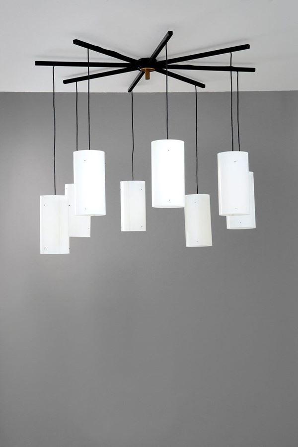 Gino Sarfatti : Lampada a sospensione
Struttu  - Asta Design - Incanto Casa d'Aste e Galleria