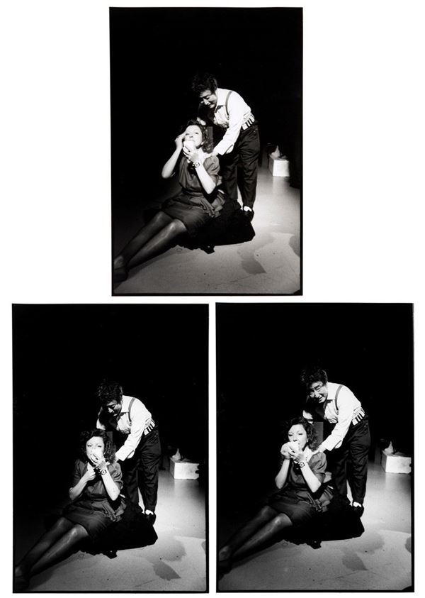 Fabrizio Garghetti : Il trucco, performance di Nam   - Asta Fotografia - Incanto Casa d'Aste e Galleria