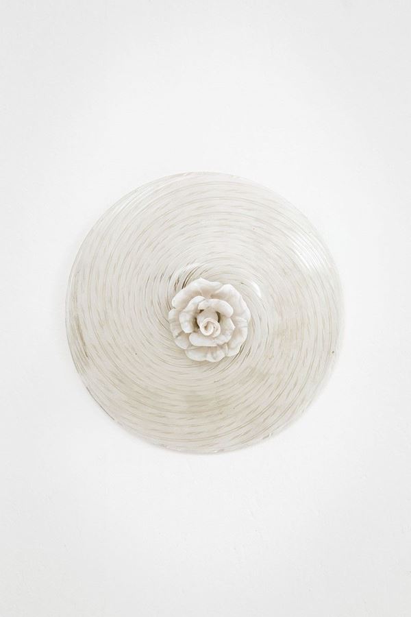Venini : Piccola plafoniera
Vetro latt  - Auction Design - Incanto Casa d'Aste e Galleria