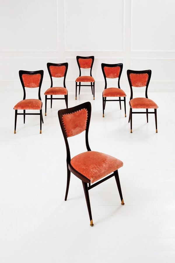 Paolo Buffa : Sei sedie
Legno di faggio tin  - Auction The Beat of Design - Incanto Casa d'Aste e Galleria