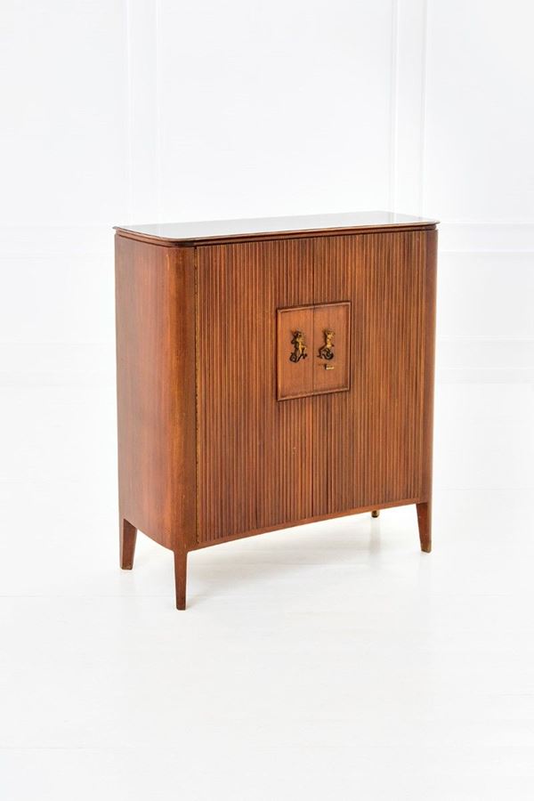 Osvaldo Borsani, Lucio Fontana - Mobile bar
Legno di acacia, l