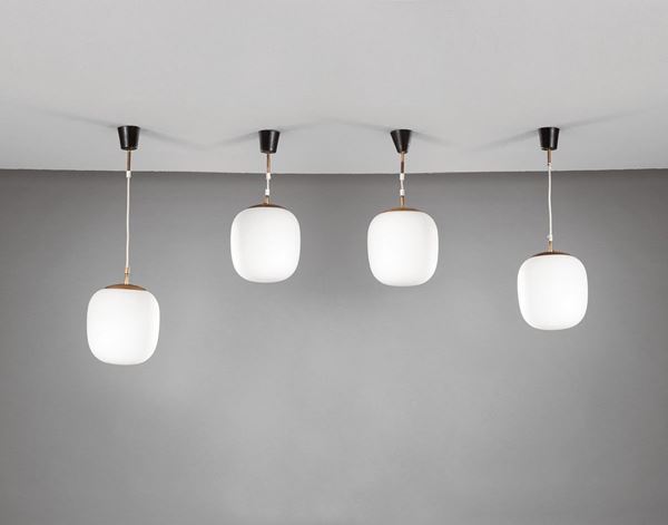Stilnovo : Quattro lampade a sospensione
  - Asta The Beat of Design - Incanto Casa d'Aste e Galleria