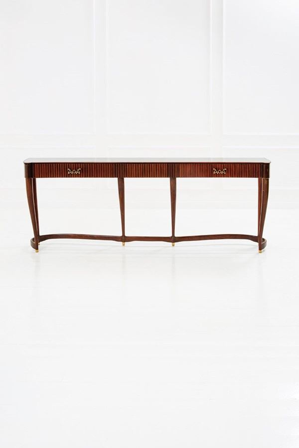 Osvaldo Borsani - Grande console
Legno di mogan