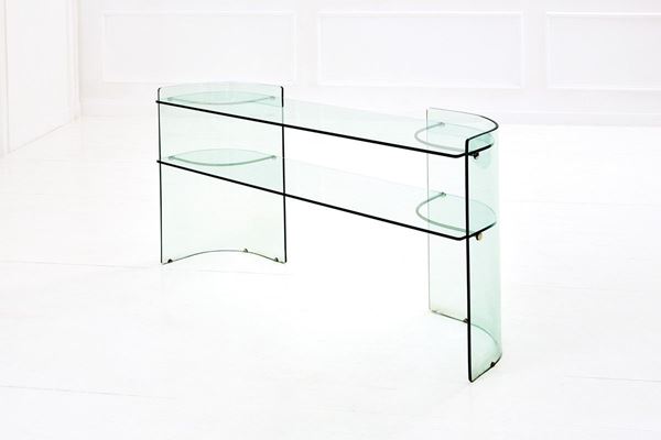 Console
Cristallo curvato e m