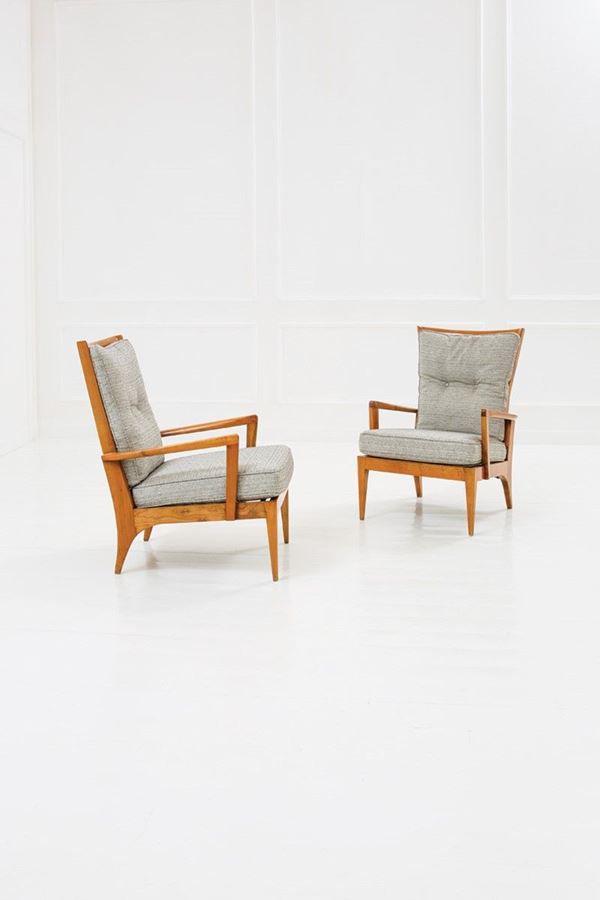 Paolo Buffa : Due poltrone
Legno di ciliegi  - Auction The Beat of Design - Incanto Casa d'Aste e Galleria