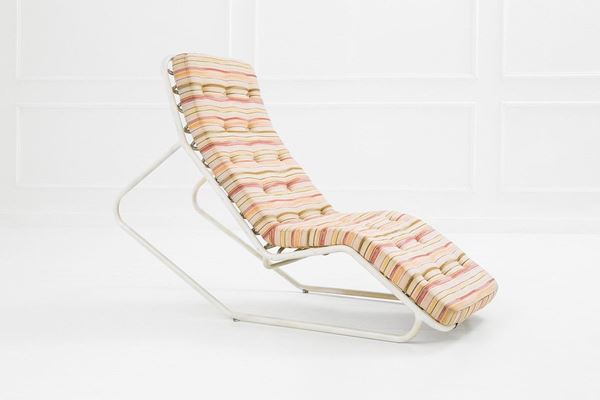 Jack Waldheim (attr.) - Chaise longue
Tubo metallico,