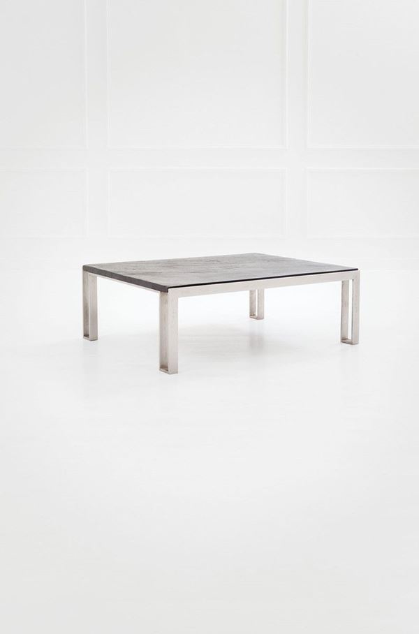 Tavolo basso 
Metallo cromato  - Asta Design - Incanto Casa d'Aste e Galleria