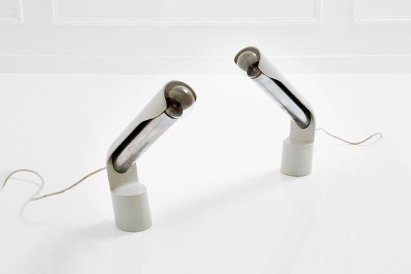 Richard Carruthers : Due lampade da tavolo mod. Pug  - Auction Design - Incanto Casa d'Aste e Galleria