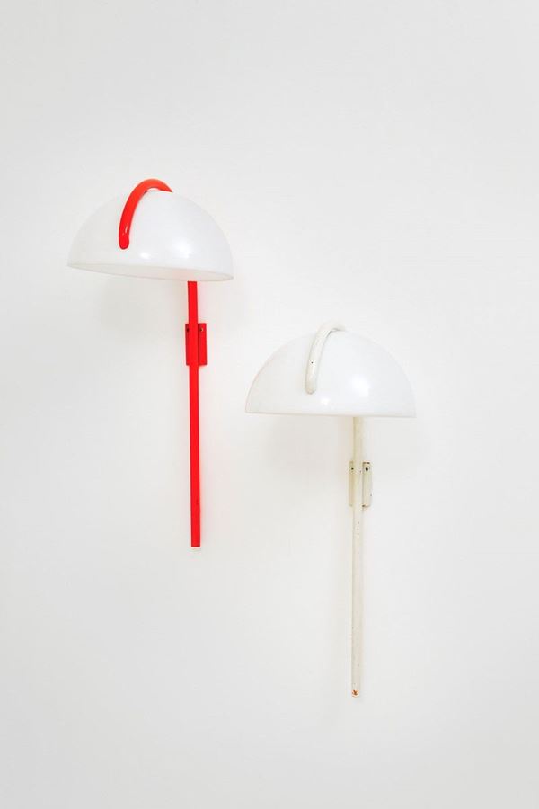 Elio Martinelli - Due rare lampade da parete
Me